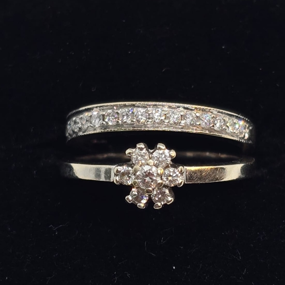 18K GOLD DIAMOND RING - Picture 2 of 2